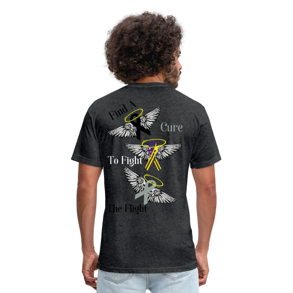 Rare Ether's May Cancer Awareness Branded Cotton Blend Tee - heather black