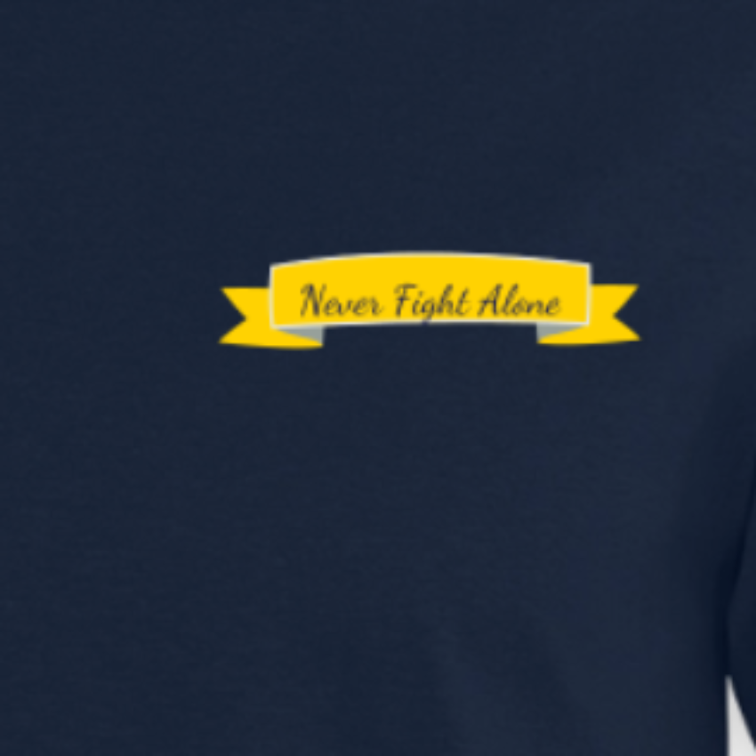 July's Cancer Awareness Month Tee - navy