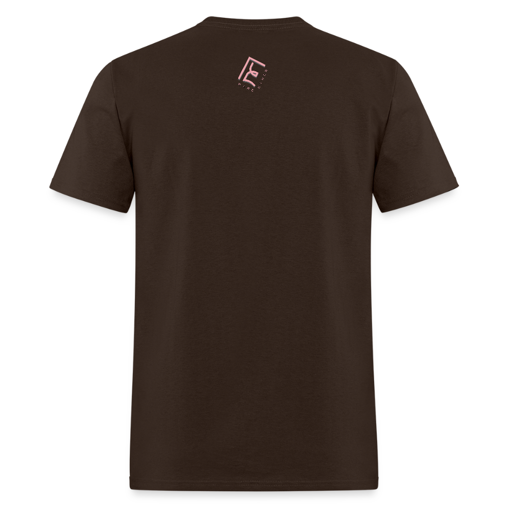 Unisex Rare Ether Fight'n Cancer Branded Classic Cotton Tee - brown