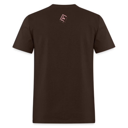 Unisex Rare Ether Fight'n Cancer Branded Classic Cotton Tee - brown