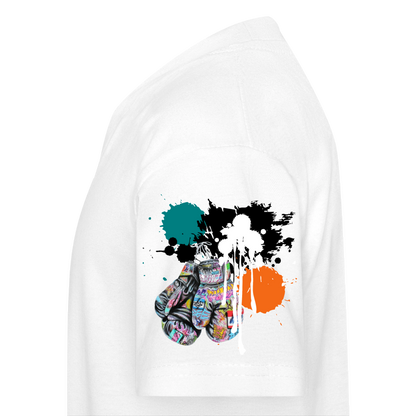 RE Branded Go Amber in August Cancer Awareness Kids' Tee - white