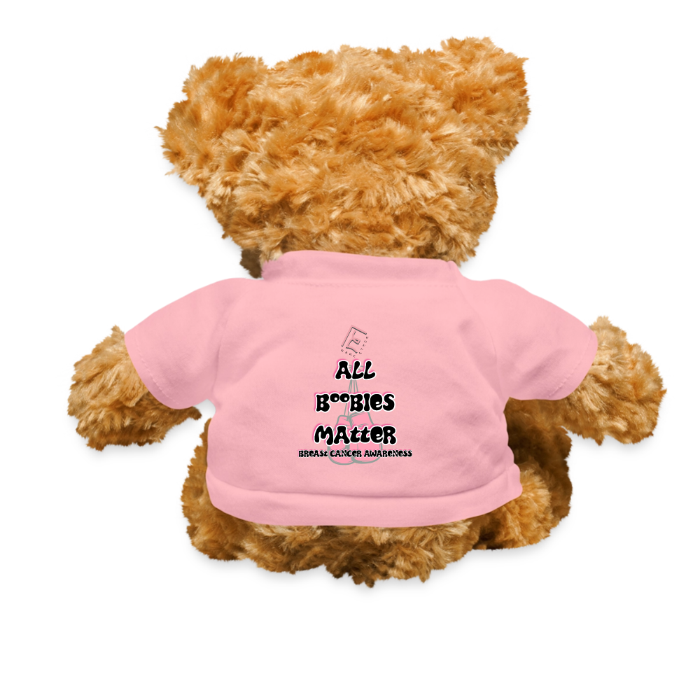 The Boobie Bunch October Cancer Awareness Teddy Bear - petal pink