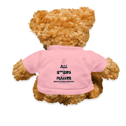 The Boobie Bunch October Cancer Awareness Teddy Bear - petal pink