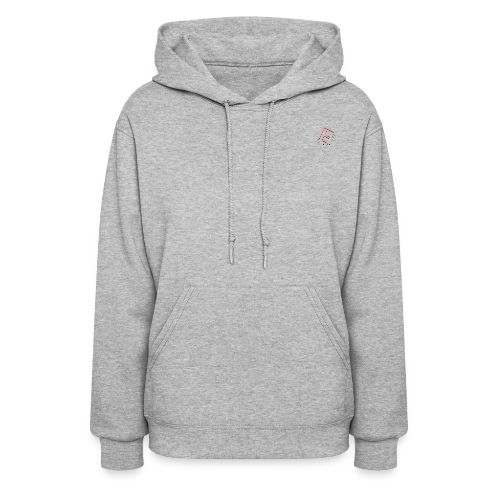 Rare Ether Branded Cancer Awareness Ribbon  Women's Hoodie - heather gray