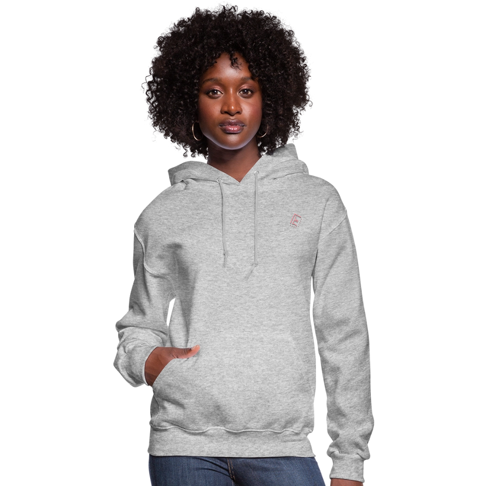 Rare Ether Branded Cancer Awareness Ribbon  Women's Hoodie - heather gray