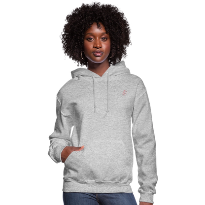 Rare Ether Branded Cancer Awareness Ribbon  Women's Hoodie - heather gray
