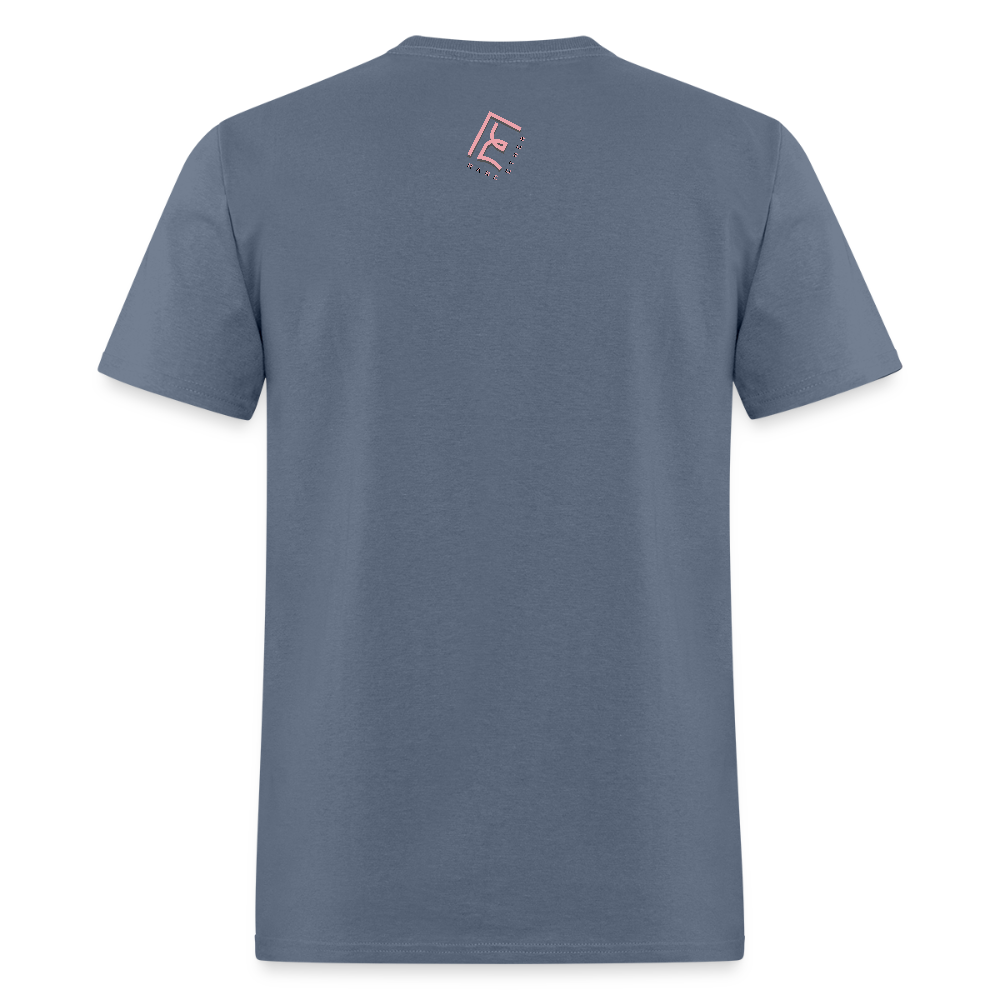 Unisex Rare Ether Fight'n Cancer Branded Classic Cotton Tee - denim