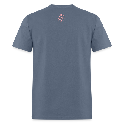 Unisex Rare Ether Fight'n Cancer Branded Classic Cotton Tee - denim