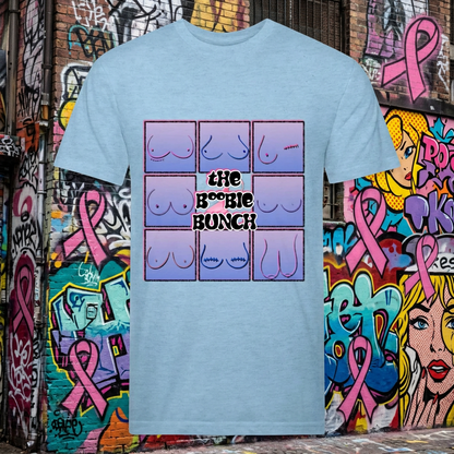 Fitted Cotton/Poly T-Shirt by Next Level - heather blue