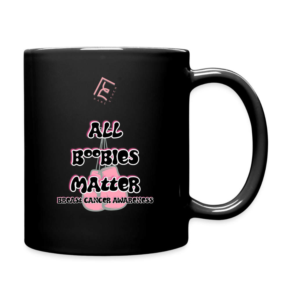 The Boobie Bunch October Cancer Awareness  Mug - black
