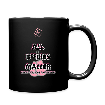 The Boobie Bunch October Cancer Awareness  Mug - black