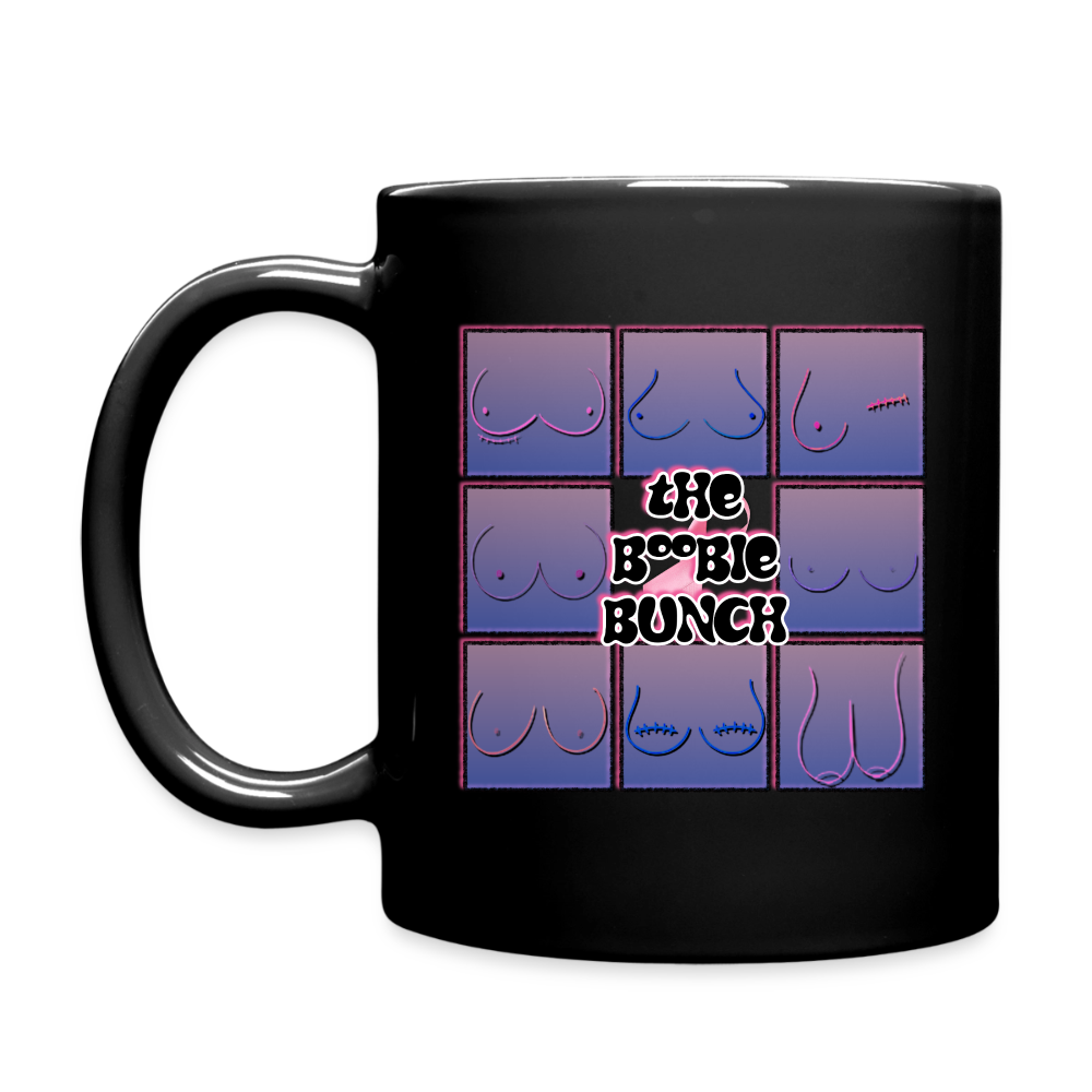The Boobie Bunch October Cancer Awareness  Mug - black