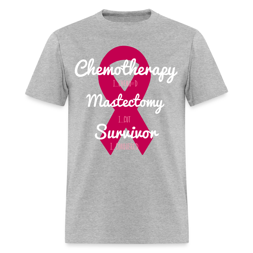 Rare Ether Breast Cancer Veni, Vidi, Vici Branded Classic Tee - heather gray