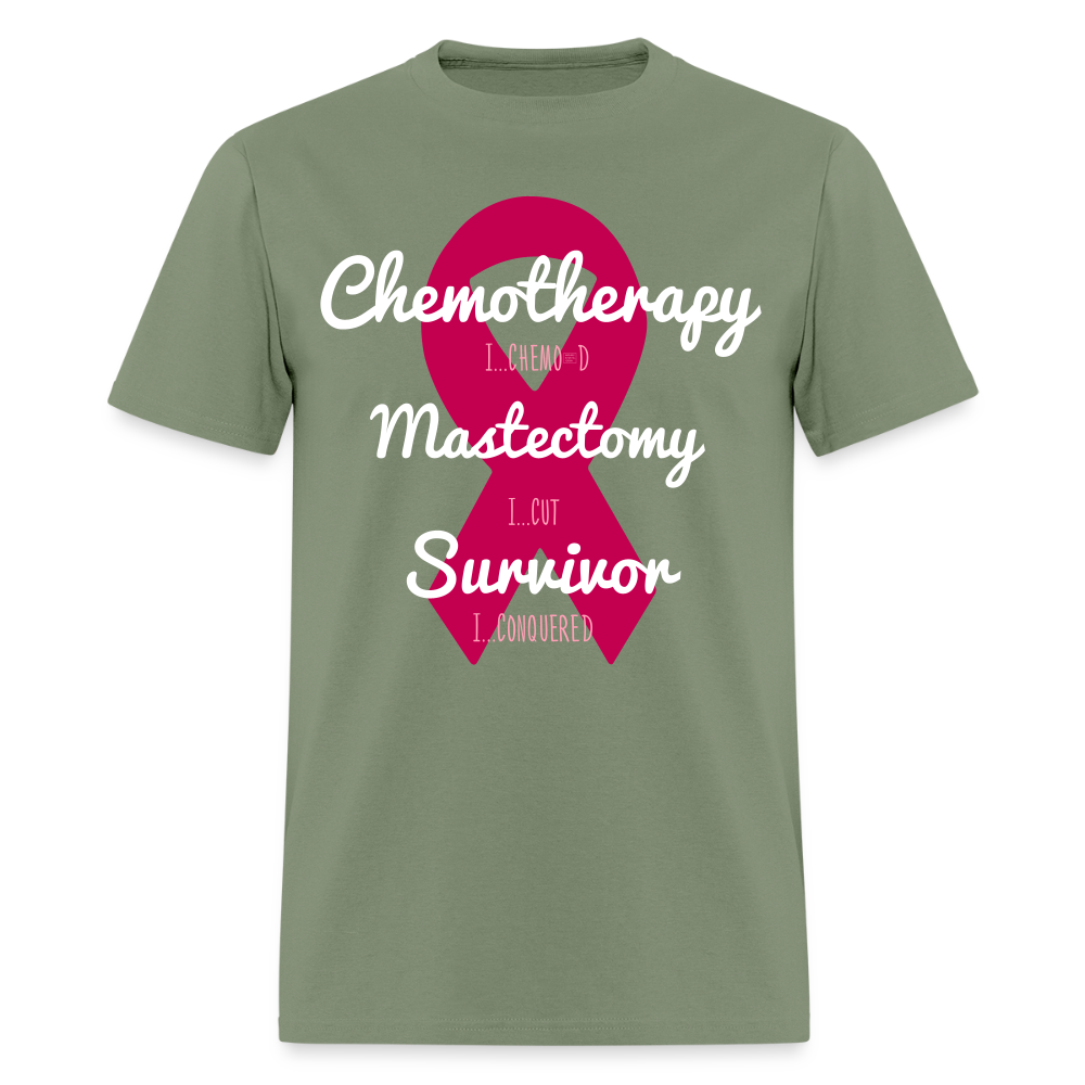 Rare Ether Breast Cancer Veni, Vidi, Vici Branded Classic Tee - military green