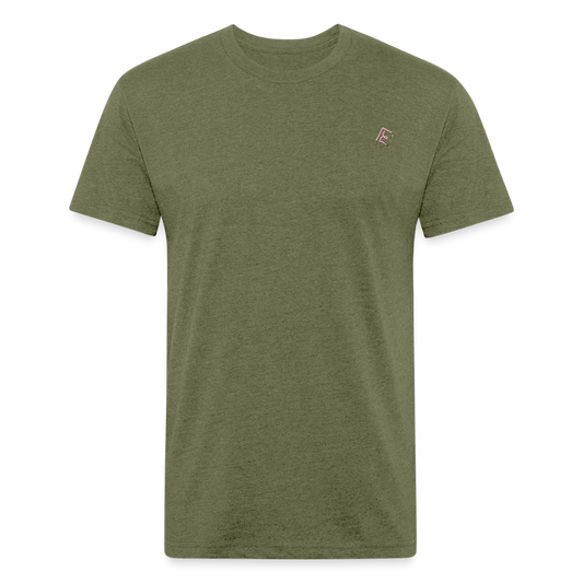 Rare Ether's May Cancer Awareness Branded Cotton Blend Tee - heather military green