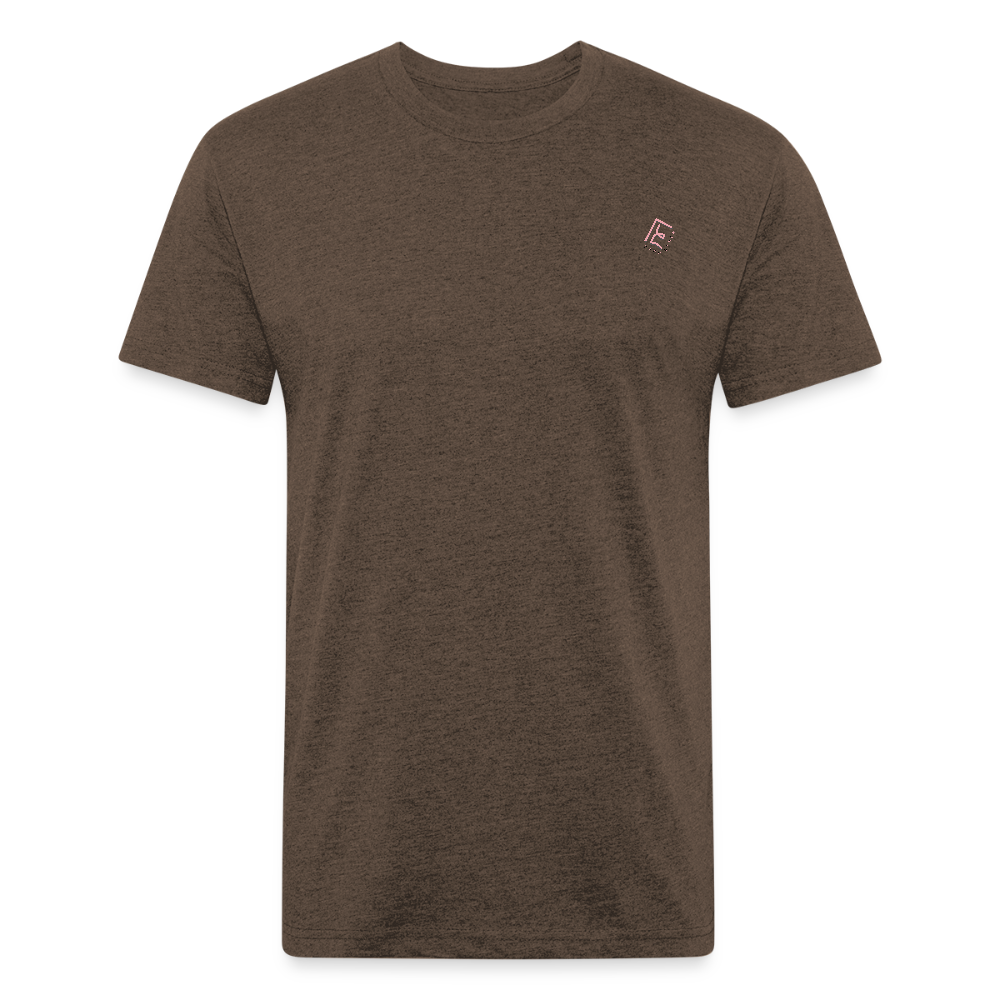 Rare Ether's May Cancer Awareness Branded Cotton Blend Tee - heather espresso