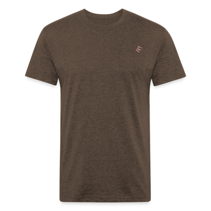 Rare Ether's May Cancer Awareness Branded Cotton Blend Tee - heather espresso