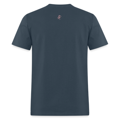 Rare Ether Breast Cancer Veni, Vidi, Vici Branded Classic Tee -  blue dusk