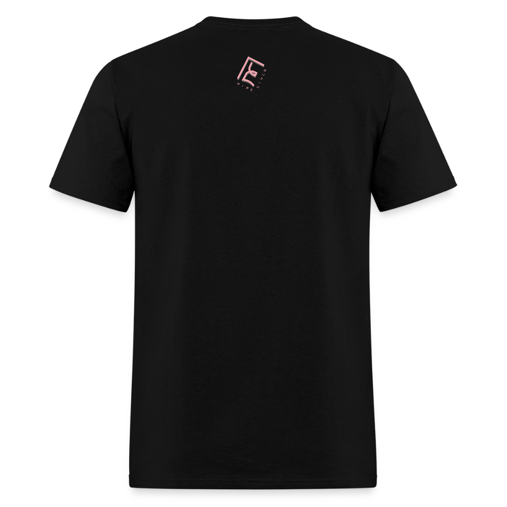 Unisex Rare Ether Fight'n Cancer Branded Classic Cotton Tee - black