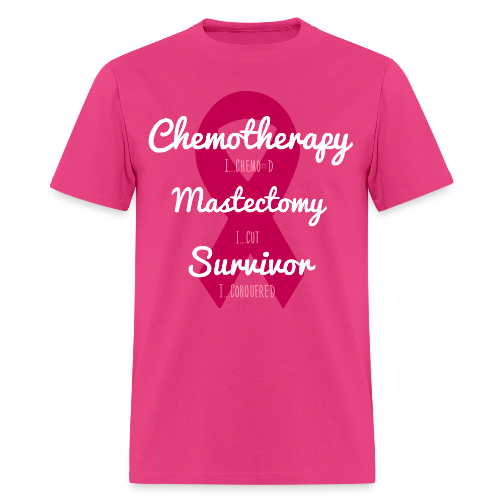Rare Ether Breast Cancer Veni, Vidi, Vici Branded Classic Tee - fuchsia