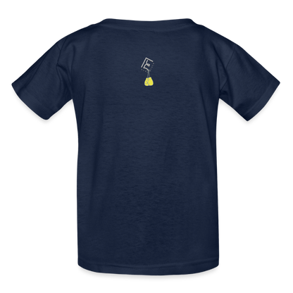 Rare Ether's July Cancer Awareness Branded Youth Cotton Tag-less  Tee - navy
