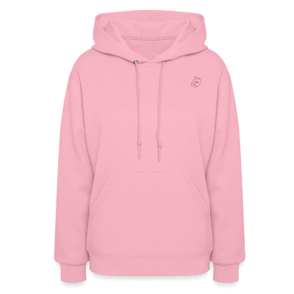 Rare Ether Branded Cancer Awareness Ribbon  Women's Hoodie - classic pink