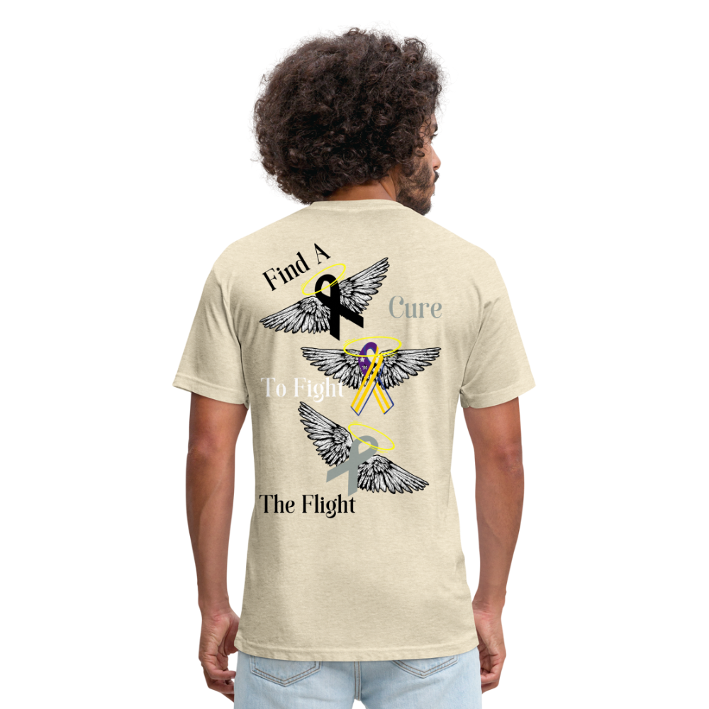 Rare Ether's May Cancer Awareness Branded Cotton Blend Tee - heather cream